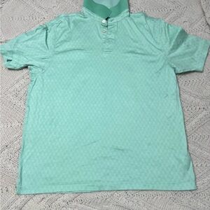 Golf by Jos. A. Bank Leadbetter  Light Green Polo Shirt